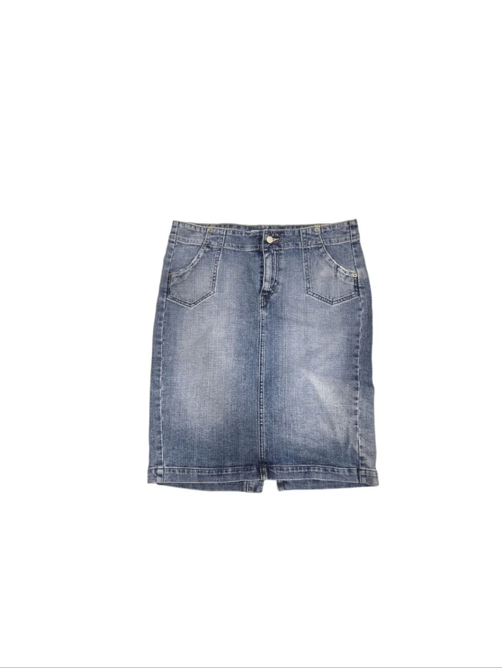 Levi’s Size 12 Y2K Denim Pencil Skirt Western Cowgirl Midi